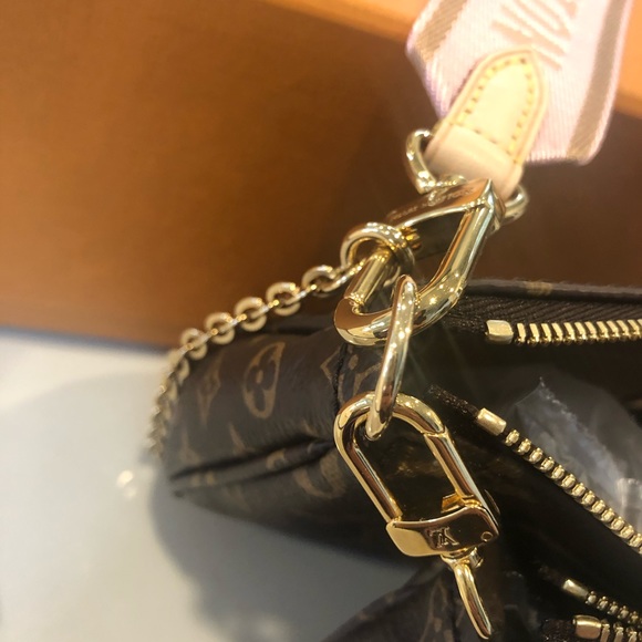 NWT Louis Vuitton Multi Pochette Rose Clair Monogr - Picture 6 of 8